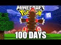 100 Days Minecraft Pixelmon Mod Turbo! This Is What Happened..