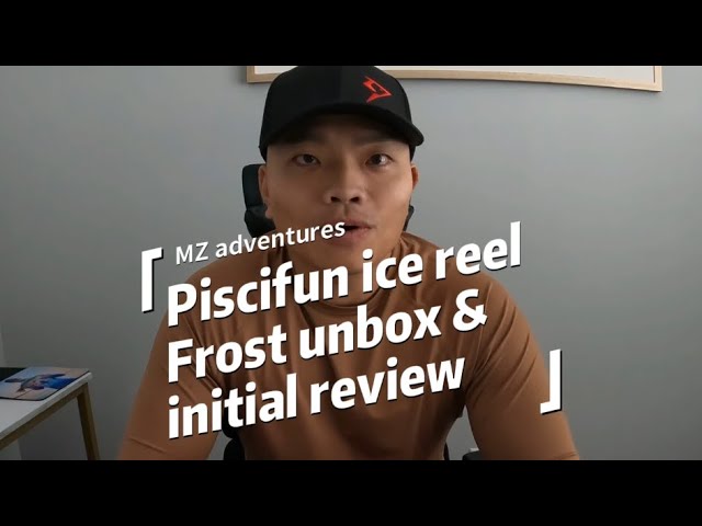 PISCIFUN ICX Inline Ice reel. On Ice Review. 