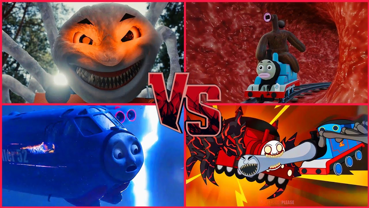 THOMAS TRAIN SIREN HEAD 🆚 Choo Choo Charles 🆚 Thomas Train Sky 🆚 Thomas Spider | EDM Rush