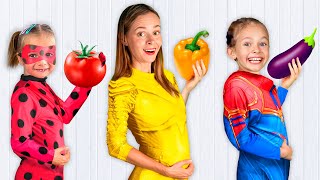 Superheroes and Healthy Food - Funny Kids Song