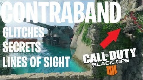 Contraband Glitches, Secrets, and Lines of Sight!! - Black Ops 4
