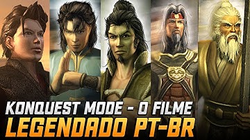 MORTAL KOMBAT DECEPTION - KONQUEST MODE: O FILME Legendado em PORTUGUÊS PT-BR - Todas as Cutscenes