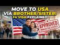 F4 Visa Explained Step-by-Step | 💼 Bring Your Brother/Sister to USA (2026 Guide)