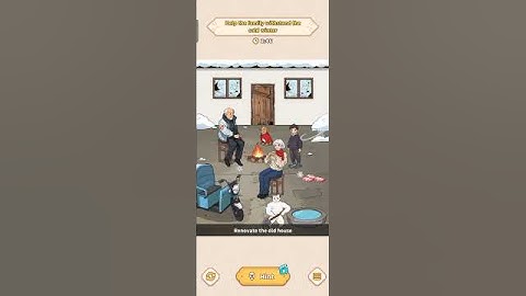 Brain Puzzle Tricky Quest Level 80 winter warmth help the family withstand the cold winter