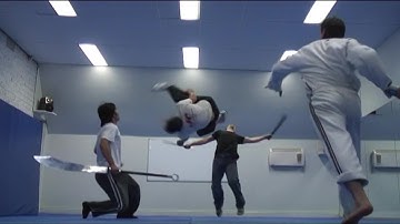 Gainer Flash kick camera test for film (2005)