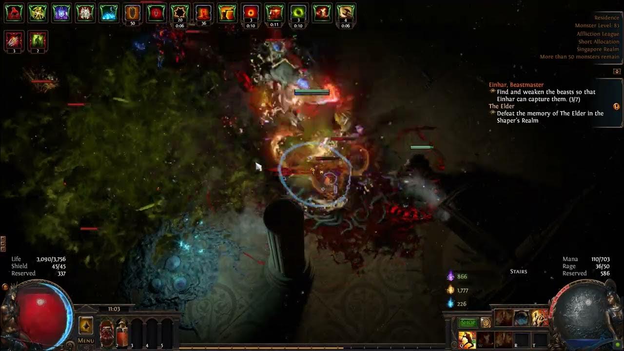 Path of Exile - Tincture chance to gain 1 rage when you hit a rare or ...