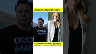 SpaceX CEO Elon Musk reportedly drew a modest salary of $54,080, while President Gwynne Shotwell ea