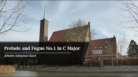 Prelude and Fugue No.1 in C Major BWV 846 | Johann Sebastian Bach | Westerkerk Goes | David Hage