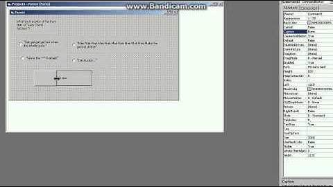 Visual Basic 6.0 Enterprise Edition "If" Statement Tutorial w/ Option Button.