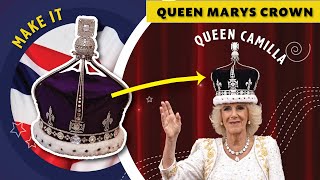 Make a replica Queen Mary's Crown as worn by Queen Camilla from EVA Foam