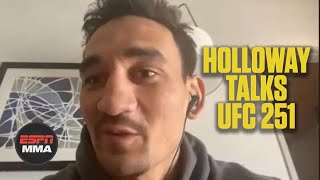 Max Holloway: I trained for UFC 251 over Zoom, didn’t spar | ESPN MMA