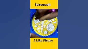 Simple spirograph design Geometric shape581 #shape #art #ytshort #funnypa #shorts #ytshort #tranding