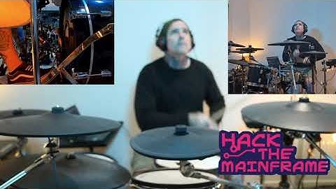 Drum cover  HACK THE MAINFRAME   Time machine