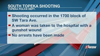 Female injured in Monday night shooting in south Topeka