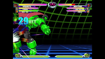 mvc2 Magneto Thanos fly combo