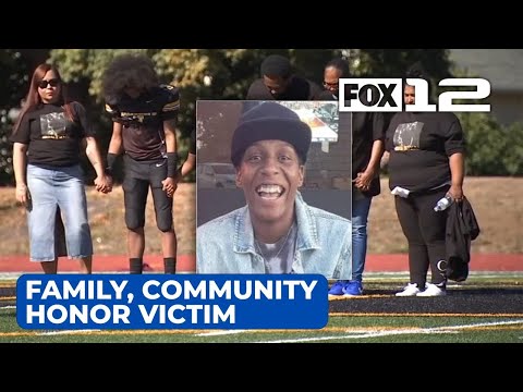 Family, community share moment of silence before football games to honor shooting victim