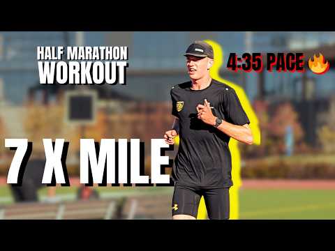 7 x Mile at 4:35 Pace (2:51/km) || KEY Half Marathon Workout