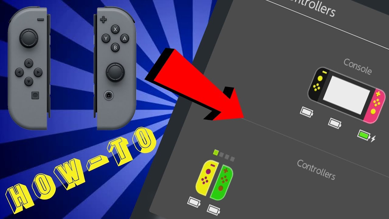 HOW TO Change Joy Con Color on Nintendo Switch