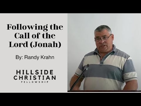 Following the Call of the Lord (Jonah) | Randy Krahn