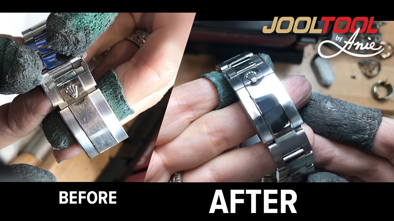 How to polish scratches out of a Stainless Steel watch using a