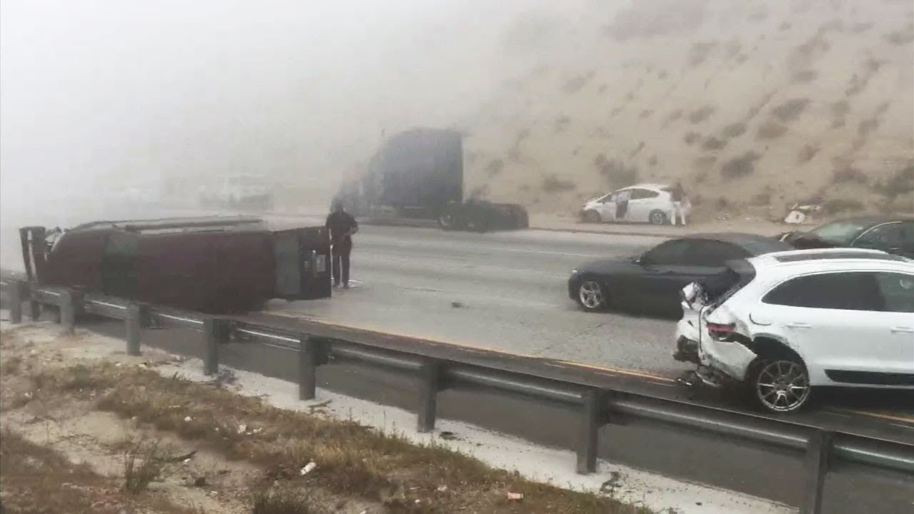 Cajon Pass: At least 17 people injured in multi-vehicle crash on SB 15 ...