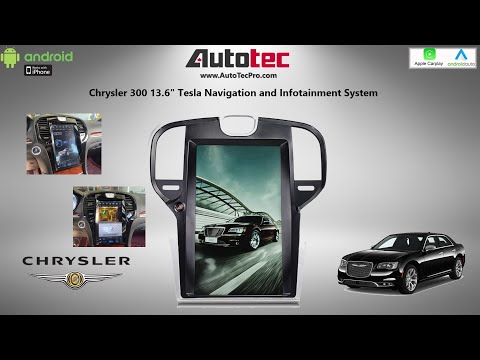 AutoTecPro Chrysler 300 2012-2020 13.3" PX6 HD Tesla Android Screen Navigation CarPlay Android Auto