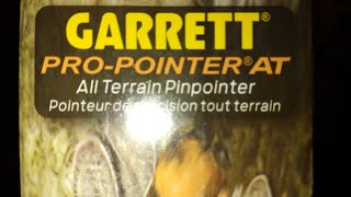 Garrett pro pointer AT unboxing News