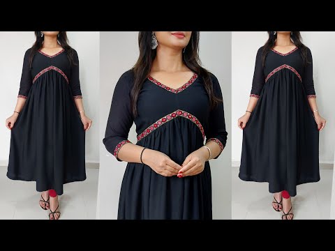 Panel Kurti Cutting And Stitching Easy MethodKurti Design kaliyon Wali  Frock Cutting And Stitching  truongquoctesaigoneduvn