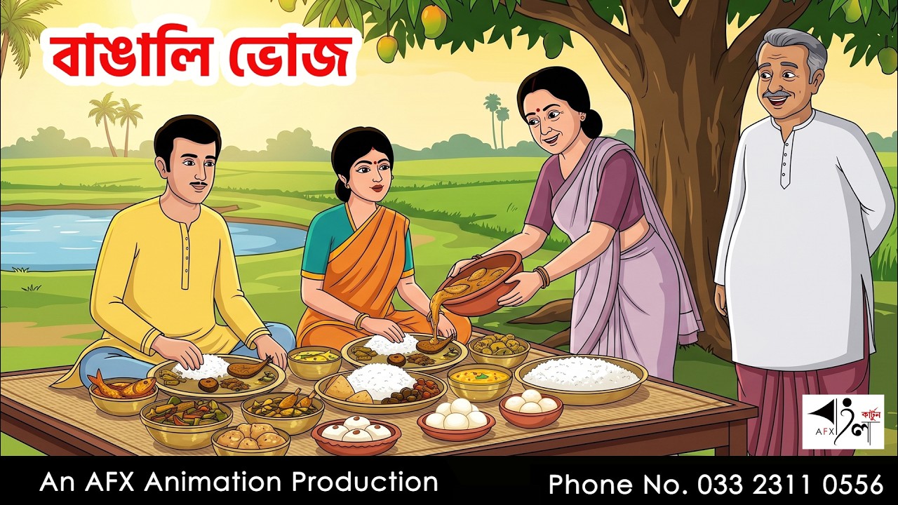জামাইষষ্ঠীর বাজার Bangla Cartoon | বাংলা কার্টুন  | Thakumar Jhuli | AFX Animation