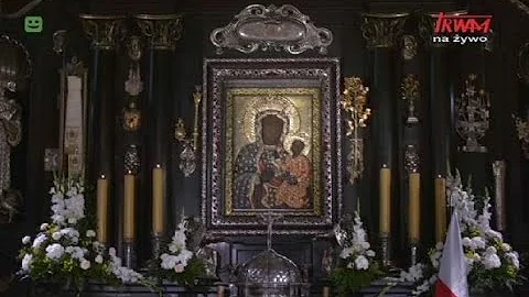 Msza święta z kaplicy Cudownego Obrazu Matki Bożej Częstochowskiej na Jasnej Górze 20.06.2020