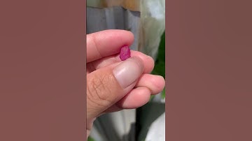 Tinh thể ruby lục Yên màu đẹp #love #beach #music #gem