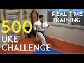 500 UKE CHALLENGE - karate block challenge - real time training - TEAM KI