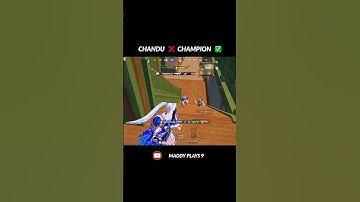 CHANDU❌ CHAMPION ✅#bgmi #shorts #pubgmobile #ytshorts #youtube #gaming #short #gameplay #pubg #gamer