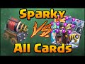 Clash Royale - Sparky vs All Cards! How to Counter Sparky | Sparky 1 on 1 Comparison Every Card