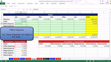 Office 2013 Class #39: Excel Basics 21: Orientate Formula Inputs To Allow Mixed Cell References