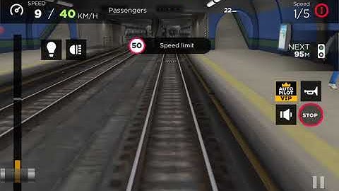 Subway Simulator 3D Insular Line/Yellow Line 81-717.2M Trip to Motor Plant in a 2-car formation