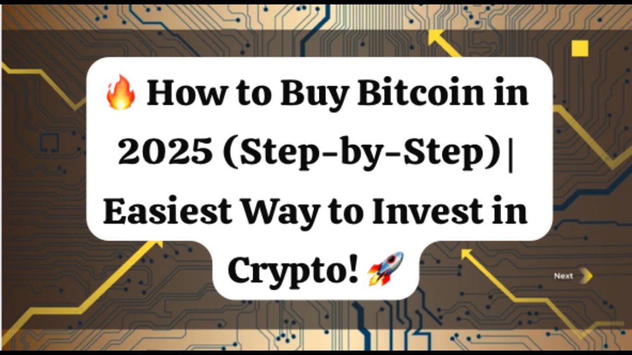 🔥 How to Buy Bitcoin in 2025 (Step-by-Step) | Easiest Way to Invest in ...
