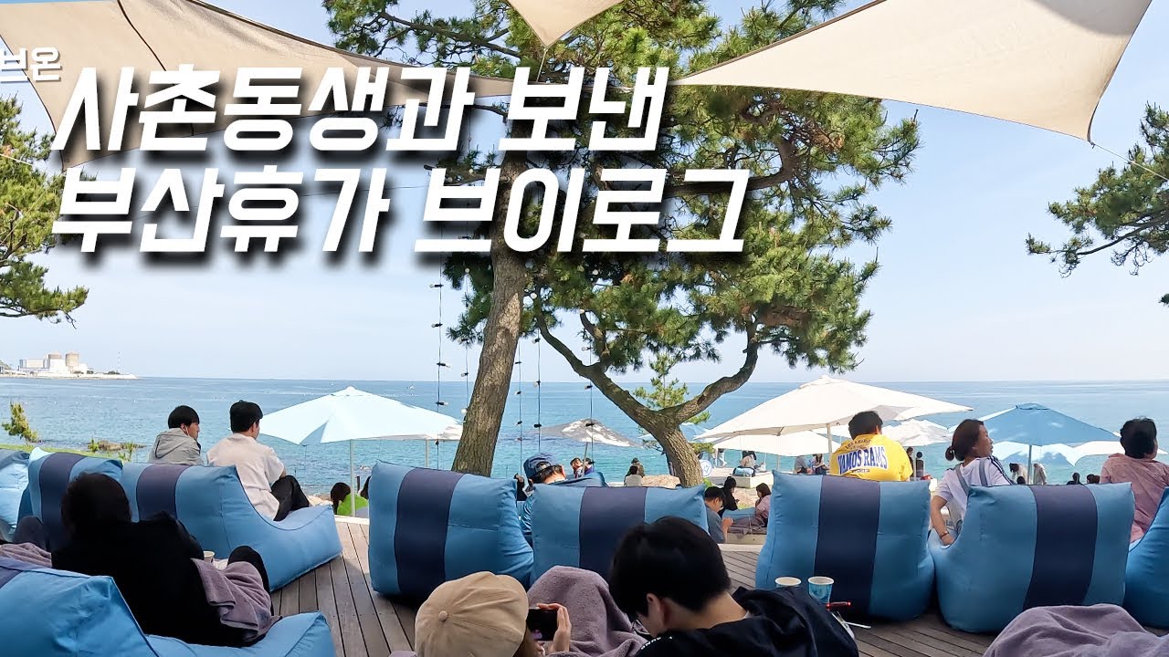 [v-log]사촌동생과 보낸 부산휴가 브이로그