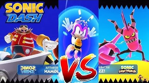 Charmy Bee Boss Battle vs Eggman and Zazz! Sonic Dash Charmy bee