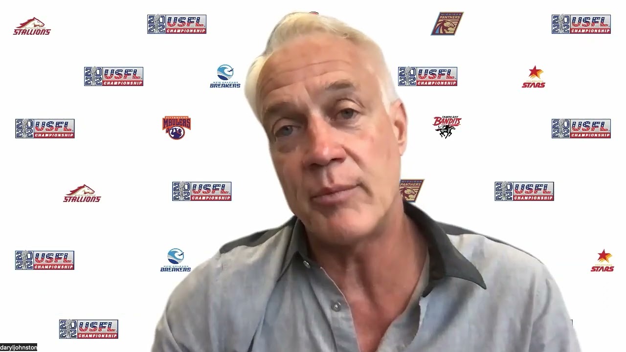 No Jim Kelly or Steve Young, but USFL fans pumped for Canton playoffs