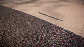 300 Modern Soldiers vs 100.000 Spartans - Ultimate Epic Battle Simulator 2