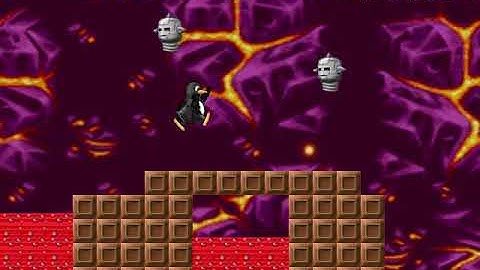 SuperTux 0.1.3 Fiery Mountains reverse