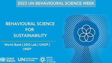 Behavioural Science for Sustainability