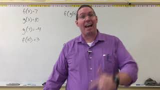 Composition Functions - Numerical - Mr. Ryan