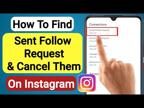How to check Sent Request on Instagram 2023 | How To Cancel Instagram Sent Request After New Update