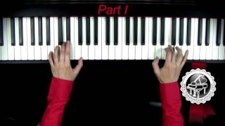 J.S. BACH - Arioso Piano Tutorial SLOW  (part 1)