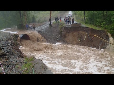 \"ყველაფერი მიწასთანაა გასწორებული\" | ძლიერი სეტყვა ბაღდათისა და ზესტაფონის მუნიციპალიტეტებში