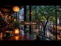 Rainy Taipei Café ☕ Summer Rain &amp; Cozy Jazz Ambience