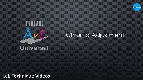 Vintage Art Universal Stain - Chroma Adjustment