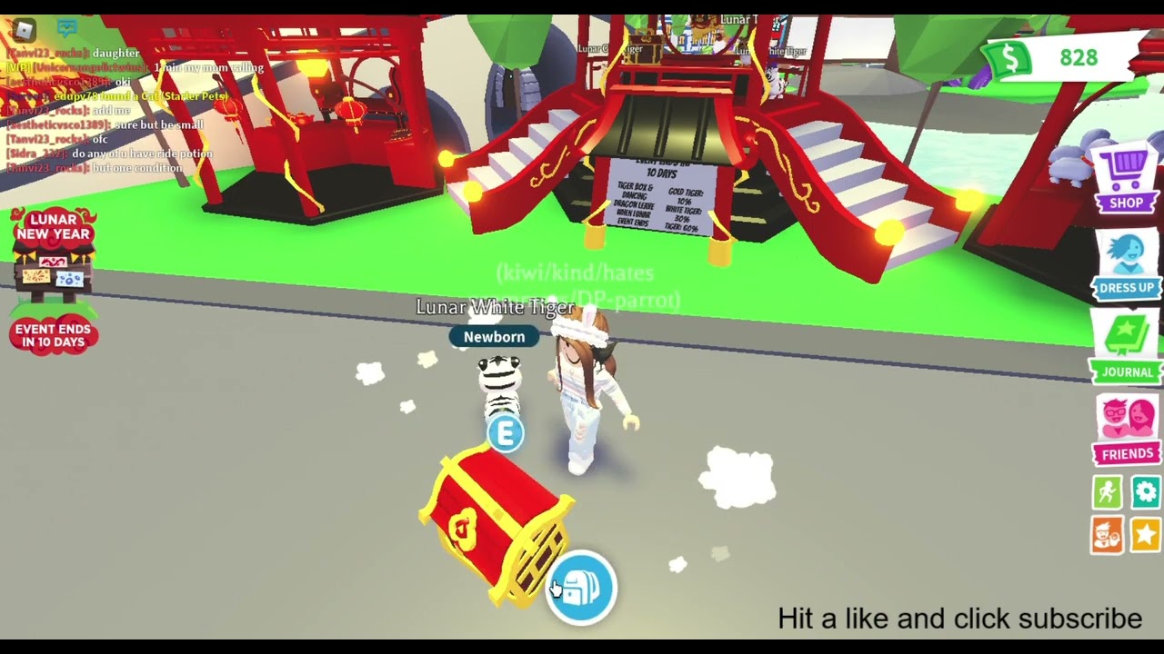 Opening 15 Lunar tiger boxes in Adopt me